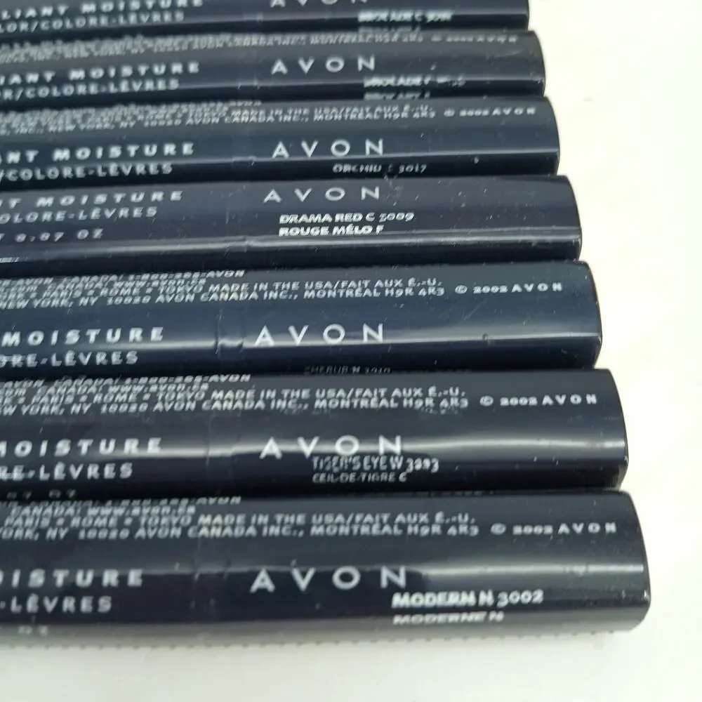 10X Random Avon Brilliant Moisture Lip Color VTG Discontinued NOS SEALED Lot 2
